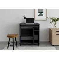 VOGL Möbelfabrik Computertisch Compi, PC-Tisch mit Tastaturauszug, platzsparend, Breite 72 oder 90 cm