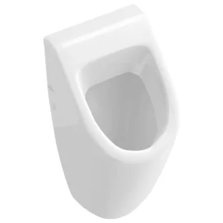 Villeroy & Boch Absaugurinal Subway 75130001 weiss, Zulauf verdeckt