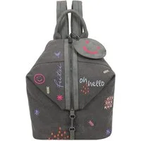 Fritzi aus Preußen Sportrucksack Marit Limited Embro Fun, mit Stickdetails und abnehmbarem Pocket-Anhänger