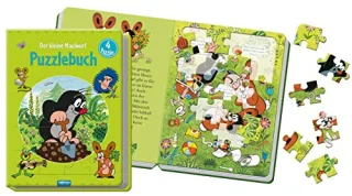Puzzlebuch "Der kleine Maulwurf": 4 Puzzles