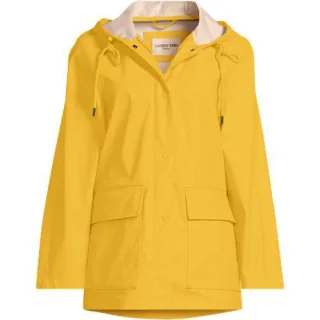 Squall Ausgestellte Regenjacke für Damen in Plus-Größe, Damen, size: plus, Gelb, Polyester, by Lands' End