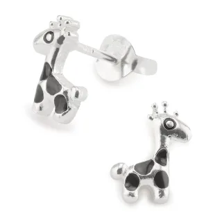 Giraffen Ohrringe aus 925 Silber
