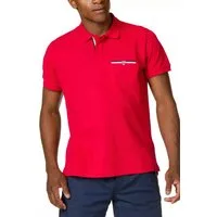 Rossignol Poloshirt Herren Heritage St. Moritz Alpine Polohemd Brusttasche mit Logo und ikonischen Trikolore-Details