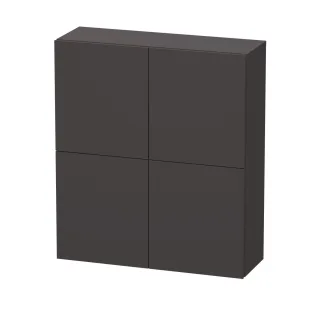 Duravit L-Cube Halbhochschrank Graphit Supermatt 700x243x800 mm - LC116708080 LC116708080