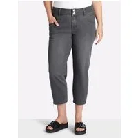 Sheego Jeansshorts 7/8-Jeans normal