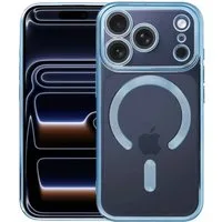 FITSU Handyhülle Schutzhülle für iPhone 17 Pro mit Kameraschutz MagSafe kompatibel 6,3 Zoll, Transparente Schutzhülle für Apple iPhone 17 Pro mit farbigen Rahmen