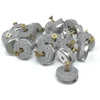 EAZY CASE Möbelfuß Filzgleiter mit Schraube, (20-St), Stuhlgleiter aus Filz Schraubend Möbelgleiter Rund Dielenschutz 25 mm