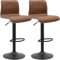 CLP Barhocker Henchy (Set, 2er), Kunstlederbezug, höhenverstellbar, drehbar