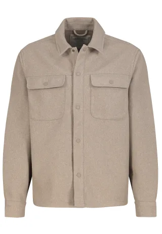 Authentic Style - SEFLQSBsZWljaHRlIEphY2tl beige melange - Gr. - L