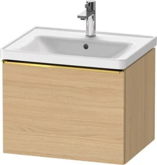 Duravit D-Neo Waschtischunterbau wandhängend Natur Eiche Matt 584x452x440 mm - DE4249034300000 DE4249034300000