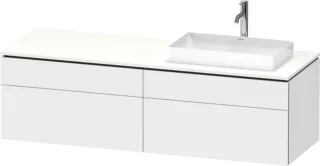 Duravit L-Cube Konsolenwaschtischunterbau wandhängend Weiß Matt 1620x550x482 mm - LC4871R18180000 LC4871R18180000