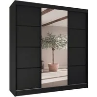 Beautysofa Kleiderschrank VILO II Breite:200cm, mit Spiegel und Schubladen, viele Farbvarianten
