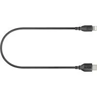 USB Adapterkabel SC21, USB-C Stecker > Lightning Stecker schwarz, 30cm