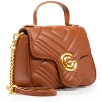 GABRIELLA G By Gabriella Gucci Handtasche KATTY, Damen Umhängetasche, Handtasche, Tragetasche mit Logoverzierung