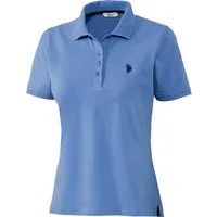 U.S. Polo Assn. Poloshirt Stretch-Piqué mit taillierte Passform