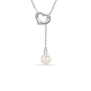 Damen-Halskette Herz des Lichts aus 925 Sterling Silber BICLL037
