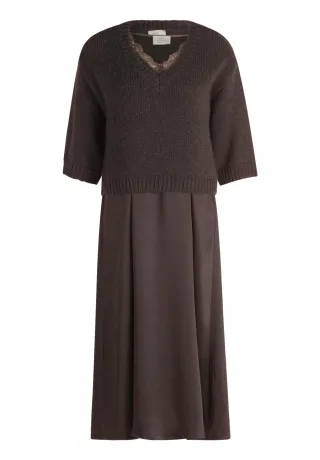 Robe Légère - Casual-Kleid Dark Maroon - Gr. - 40