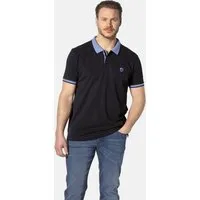 Jan Vanderstorm Poloshirt LAVRANS aus luftigem Baumwollpikee