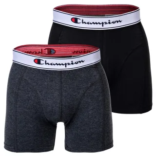 Champion Boxershorts 2er Pack Baumwolle Logobund