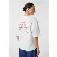 comma Kurzarmshirt T-Shirt Oversized Shirt mit Artwork