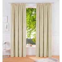OTTO home Vorhang Velvet uni (2 St), Multifunktionsband, blickdicht, Blickdichter Samt, 2-er Set, edel, Gardine, multifunktional
