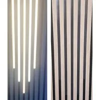 XENON LED Dekolicht 3446 LED Leuchte 3x50cm schwarz Kunststoff Schiene Warm Weiß +Netzteil, Xenon / Warm Weiß