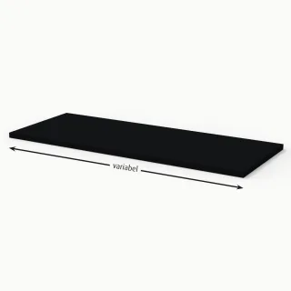 Sanipa 4balance Abdeckplatte, Schwarz-Matt, AP15908 AP15908