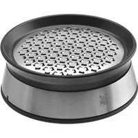 WMF Ingwerreibe Balance, 3-teilig, Cromargan® Edelstahl Rostfrei 18/10, Kunststoff, (1-St), Cromargan Edelstahl rostfrei, Drehaufsatz, Auffangbehälter