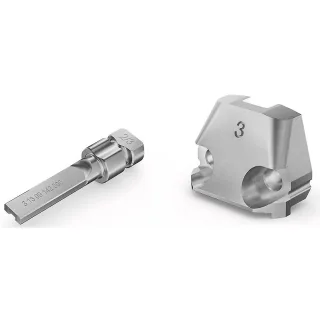 Fein Stempel und Matrize im Set bis 3,0 mm Edelstahlblech (600 N/mm²) - 31309142010