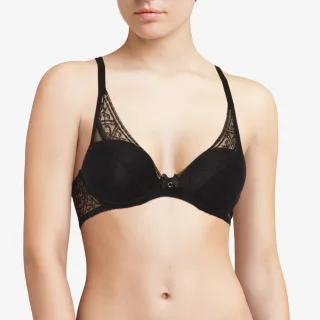Chantelle Lingerie - ALTO Tief ausgeschnittener T-Shirt-BH schwarz - Gr. - 80 B