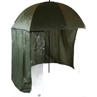 Traxis Angelschirm mit Seitenwänden Ø 250 cm – Regenschutz, Windschutz & Sonnenschutz, mit extra großem Schirm