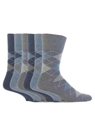Gentle Grip - 6 Paar Herren Gentle Grip nicht elastische Socken - MGG38