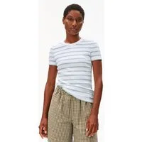 Armedangels T-Shirt KARDAA STRIPES Ripp-T-Shirt aus Bio-Baumwoll Mix Slim Fit