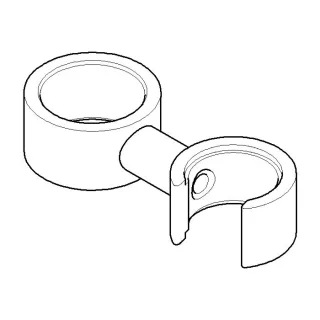 Dornbracht Halter für Brause Stand 04281002901-10 04281002901 weiß matt