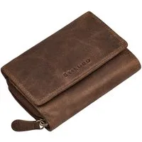 STILORD Geldbörse "Beverly" Vintage Leder Geldbörse Damen Mittelgroß mit RFID-Schutz
