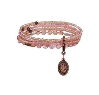 konplott - Armband - Petit Glamour dAfrique pink