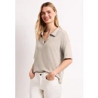 STREET ONE Poloshirt im soften Baumwoll-Mix