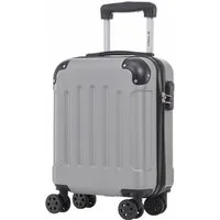 YONSLY Hartschalen-Trolley Hartschalen-Reisekoffer Trolley für Kurztrip und Urlaubsreisen, 4 Rollen, mit Zahlenschloss, ABS-Schale und weichem Gummigriff für Tragekomfort