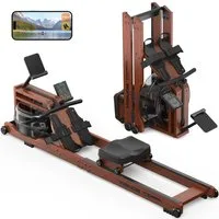 YOSUDA Rudergerät Wasser-Rudergerät, klappbar, bis 182kg/190cm, 22l Tank, Handyhalter (1-tlg)