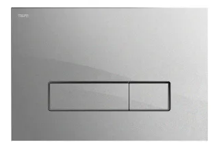 Mepa orbit für A31/E31 Betätigungsplatte 2-Mengen Glas silber fliesenbündig, 421846 421846