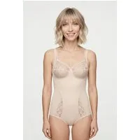 Susa Body Latina stark formend, Glitzer-Effekt, Spitze, ohne Bügel