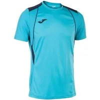 Joma T-Shirt Championship VII (leicht, atmungsaktiv) türkis/marineblau Herren