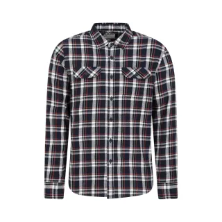 Mountain Warehouse Herren Trace Flannel Langarm-Shirt (Blau)