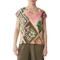 comma Shirtbluse mit All-Over Print