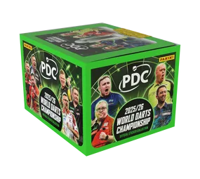Panini PDC World Darts Championship 2025/26 - Stickerbox mit 65 Tüten