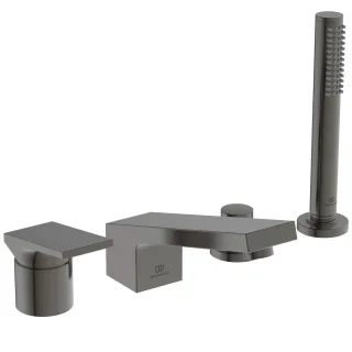 Ideal Standard 4-Loch-Badearmatur Extra m.HB m. Wanneneinlauf Magnetic Grey, BD518A5 BD518A5