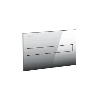 LAUFEN LIS Drückerplatte AW1, 250x160 Dual-Flush chrom, H8956610040001 H8956610040001