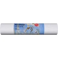ERFURT Papiertapete Erfurt Rauhfaser mittel weiß 20 x 0,53 m