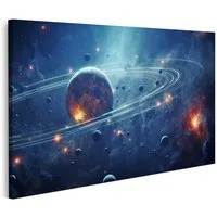islandburner Leinwandbild Planeten Im Weltraum Bilder