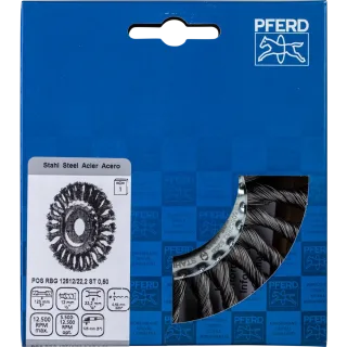 PFERD TOOLS Rundbürste gezopft RBG Stahl-Draht - 43303005